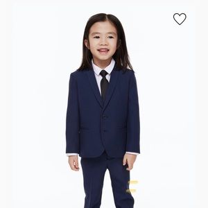 Boys H&M navy blue 3 piece suit